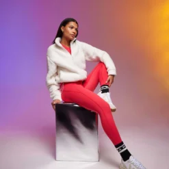 Sweaty Betty Canyon Fleece Zip Up - Lily White -Default Template 3 311023 TSE EDITORIAL 0111