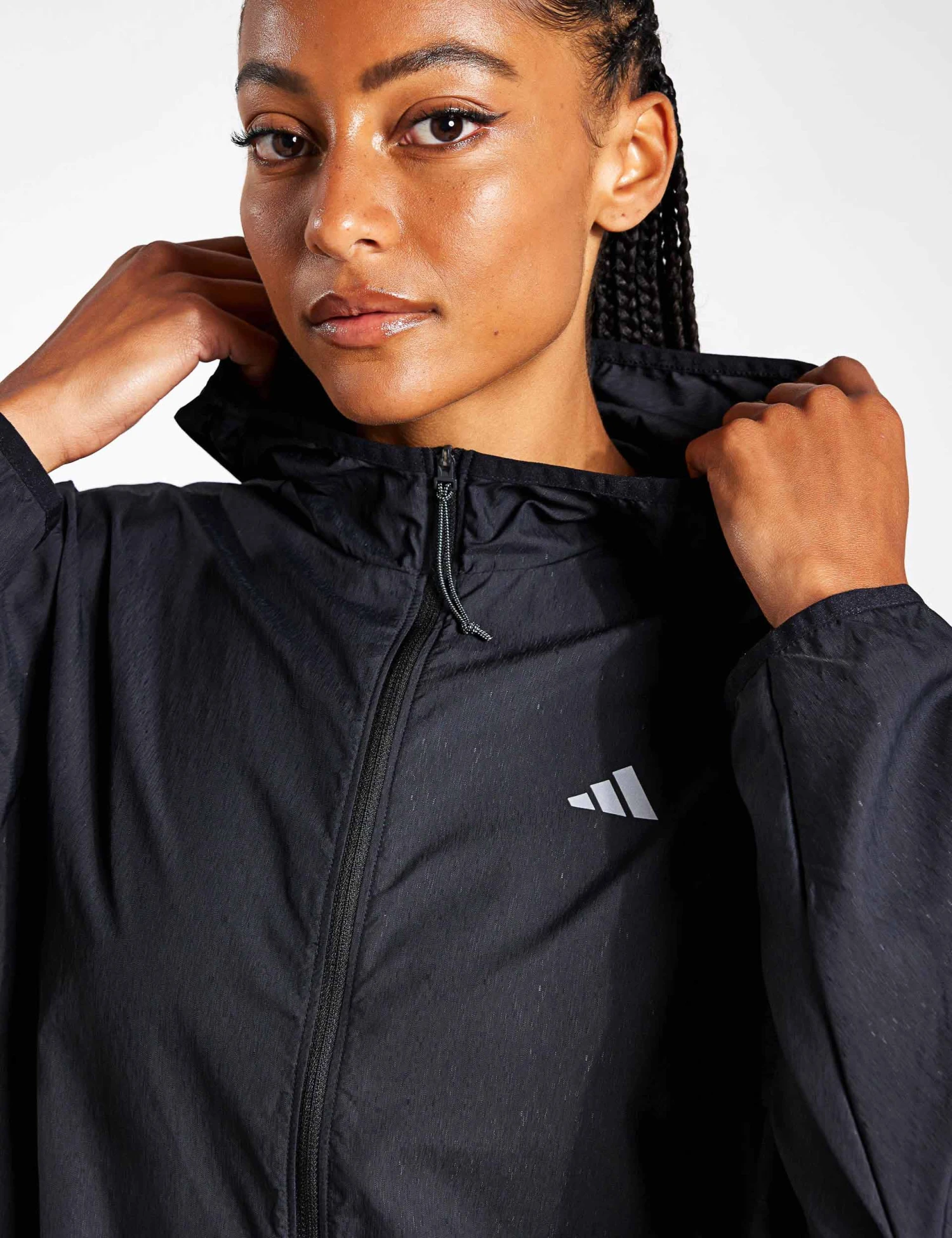 ADIDAS Run It Windbreaker - Black 4 ADIDAS Run It Windbreaker - Black - Image 4