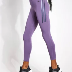 ADIDAS DailyRun 3-Stripes 7/8 Leggings - Shadow Violet