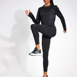 ADIDAS Run Icons Running Long-Sleeve Top - Black -Default Template 3 8042S Adidas Run Icons Running Long Sleeve Top H57745 black 0002