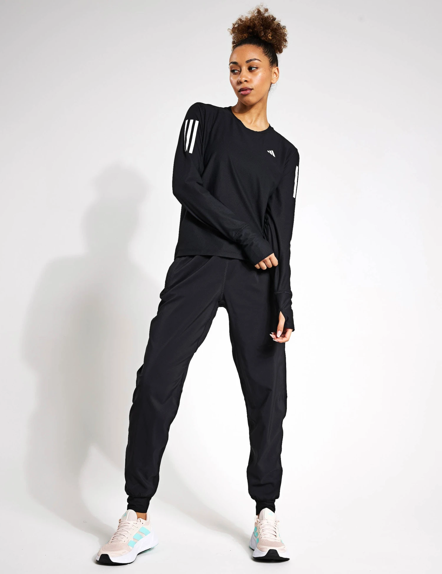 ADIDAS Own The Run Long Sleeve Tee - Black 3 ADIDAS Own The Run Long Sleeve Tee - Black - Image 3