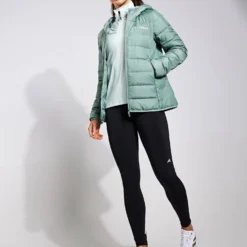 ADIDAS Terrex Multi Light Down Hooded Jacket - Silver Green 6 ADIDAS Terrex Multi Light Down Hooded Jacket - Silver Green -Default Template 3 Adidas W MULTI DOWN J SILGRN IP3543 GREEN 0009