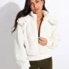 Foxy Sherpa Jacket - Ivory