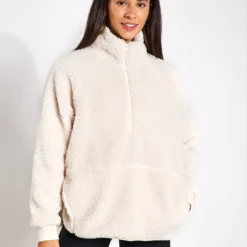 Beyond Yoga Take Flight Pullover - Ivory