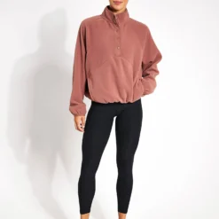 Beyond Yoga Tranquility Pullover - Nutmeg 7 Beyond Yoga Tranquility Pullover - Nutmeg -Default Template 3 BEYOND YOGA Tranquility Pullover FL7888 NUTMEG 0011