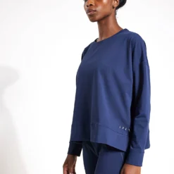 Born Daba Sweatshirt - Sailor Blue 6 Born Daba Sweatshirt - Sailor Blue -Default Template 3 BORN Daba Sweatshirt O21A CS91 SW O22 Sailor Blue 0003