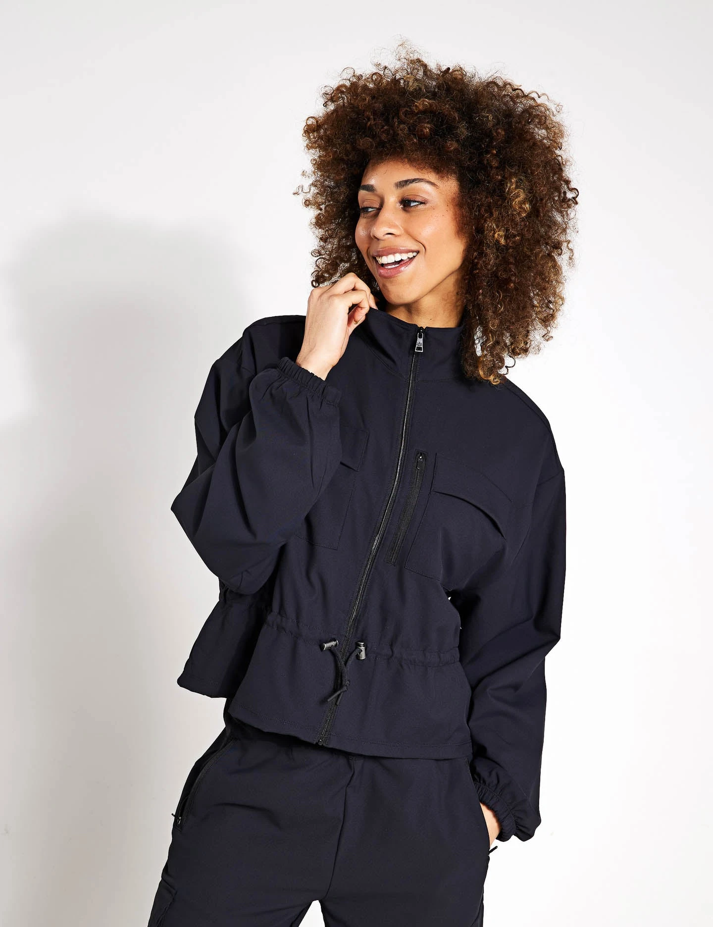 Beyond Yoga City Chic Jacket - Black 1 Beyond Yoga City Chic Jacket - Black