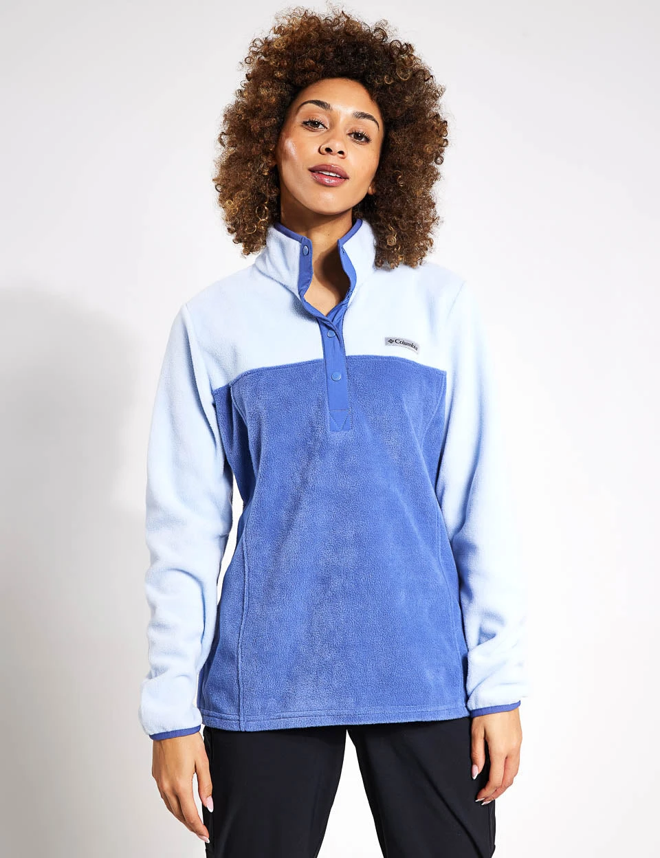 Columbia Benton Springs Half Snap Pullover - Eve/Whisper 1 Columbia Benton Springs Half Snap Pullover - Eve/Whisper