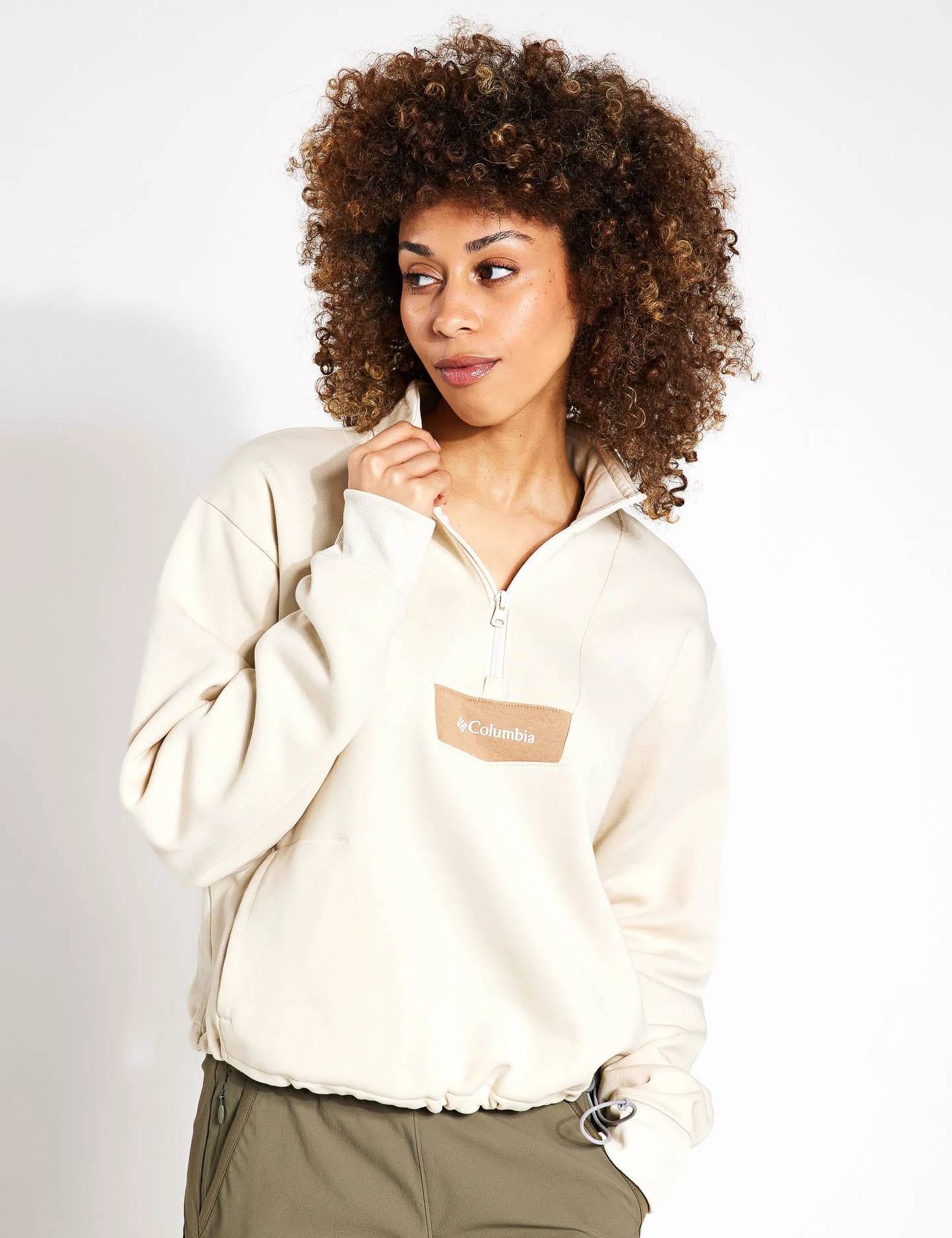 Columbia Lodge Quarter Zip - Chalk/Canoe 1 Columbia Lodge Quarter Zip - Chalk/Canoe