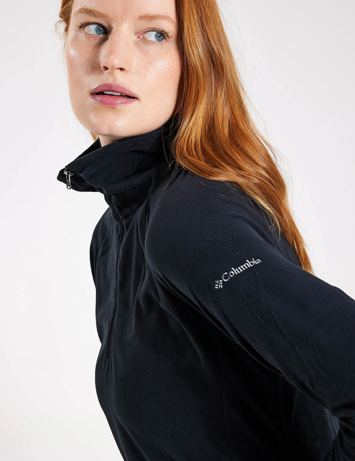 Columbia Glacial IV Half Zip Fleece - Black 3 Columbia Glacial IV Half Zip Fleece - Black - Image 3