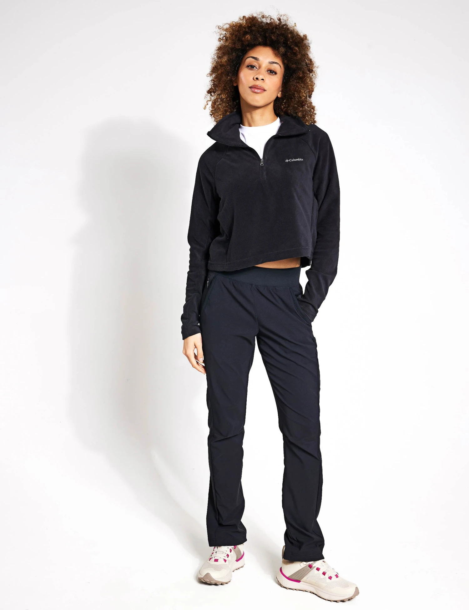 Columbia Glacial II Casual Cropped Fleece - Black 4 Columbia Glacial II Casual Cropped Fleece - Black - Image 4
