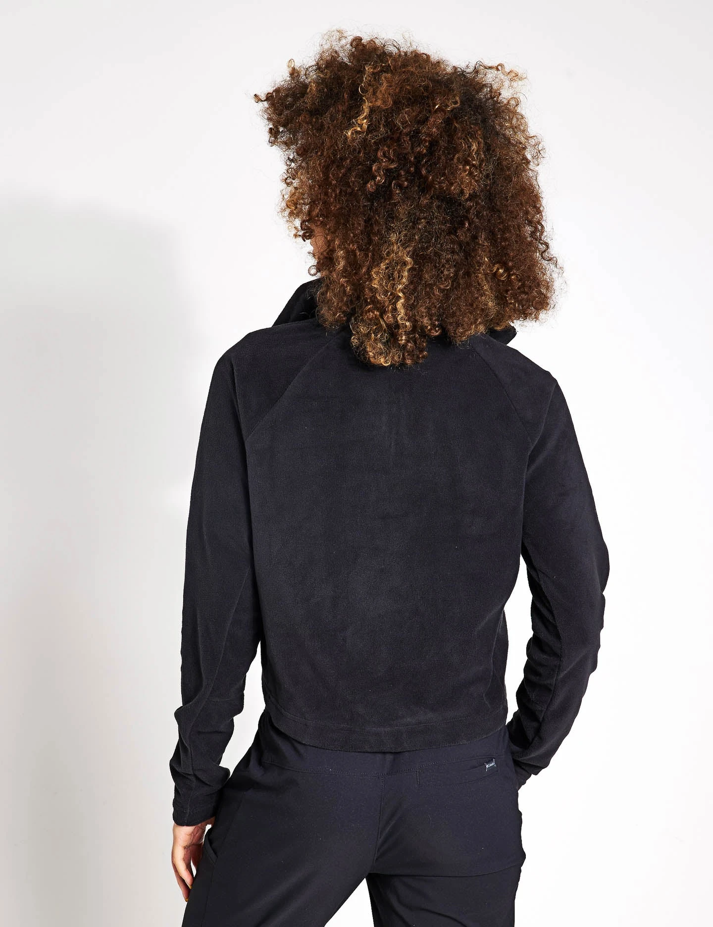 Columbia Glacial II Casual Cropped Fleece - Black 2 Columbia Glacial II Casual Cropped Fleece - Black - Image 2