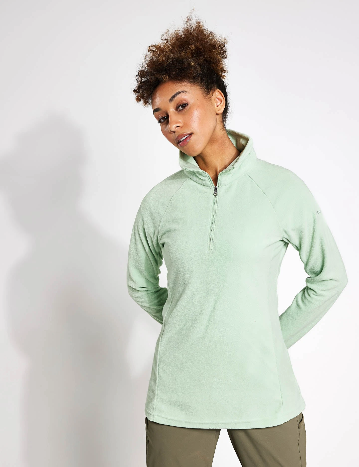 Columbia Glacial IV Half Zip Fleece - Sage Leaf 1 Columbia Glacial IV Half Zip Fleece - Sage Leaf