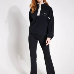 Columbia Helvetia Cropped Half Snap Fleece - Black 7 Columbia Helvetia Cropped Half Snap Fleece - Black -Default Template 3 Columbia HELVETIATM CROPPED HALF SNAP 2014561 010 BLACK 0021