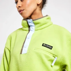 Columbia Helvetia Cropped Half Snap Fleece - Napa Green/Whisper/Stone Green 6 Columbia Helvetia Cropped Half Snap Fleece - Napa Green/Whisper/Stone Green -Default Template 3 Columbia Helvetia Cropped Half Snap 2014561389 Napa Green Whi 0007