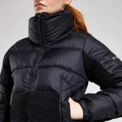 Columbia Leadbetter Point Sherpa Hybrid Puffer Jacket - Black -Default Template 3 Columbia LEADBETTER POINTTM SHERPA HYBRID 1955243 010 Black 0022