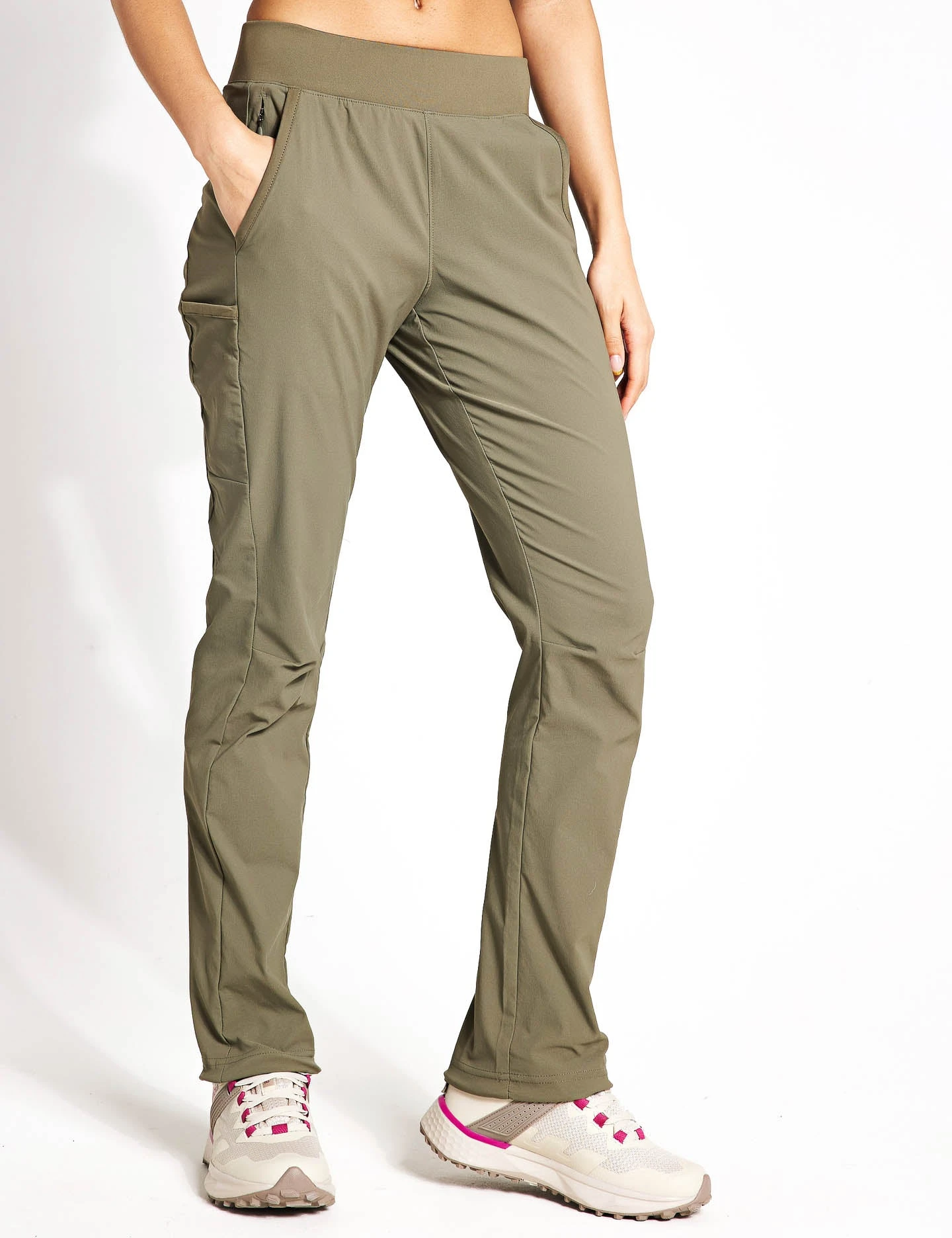 Columbia Leslie Falls Trousers - Stone Green 1 Columbia Leslie Falls Trousers - Stone Green