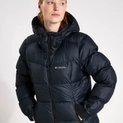 Columbia Pike Lake II Hooded Puffer Jacket - Black