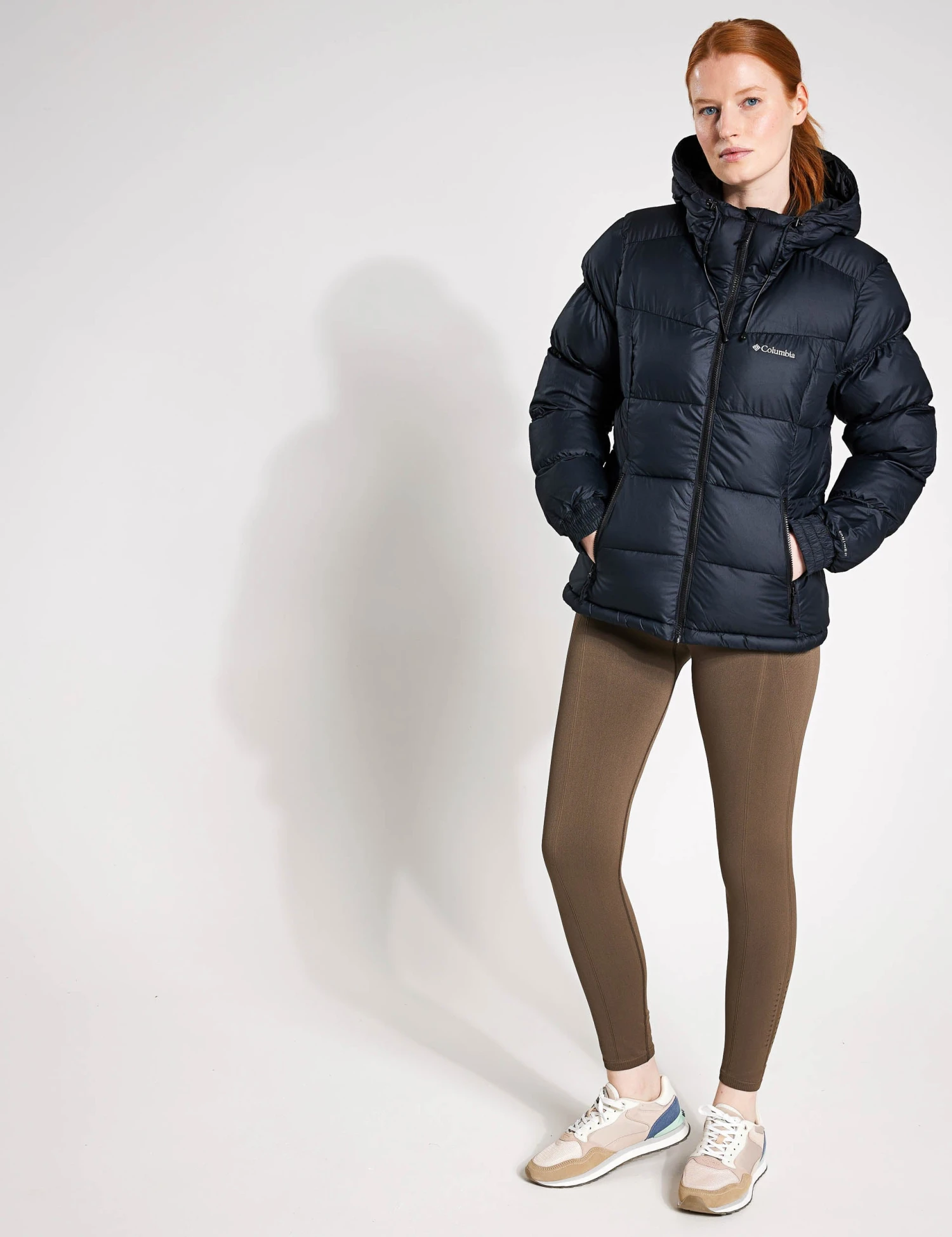Columbia Pike Lake II Hooded Puffer Jacket - Black 3 Columbia Pike Lake II Hooded Puffer Jacket - Black - Image 3