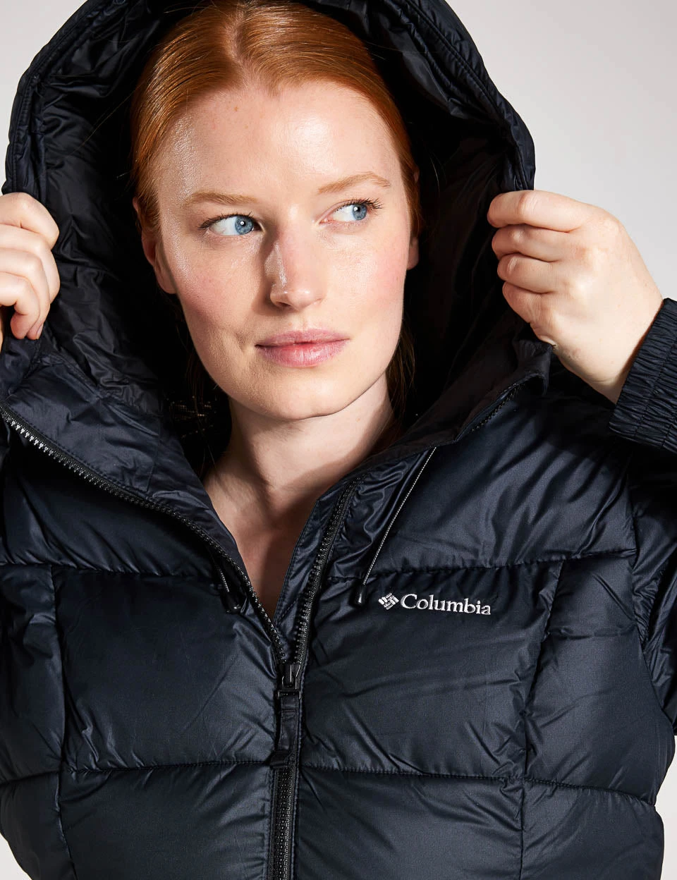 Columbia Pike Lake II Hooded Puffer Jacket - Black 4 Columbia Pike Lake II Hooded Puffer Jacket - Black - Image 4