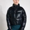 Columbia Puffect Cropped Puffer Jacket - Black Gloss