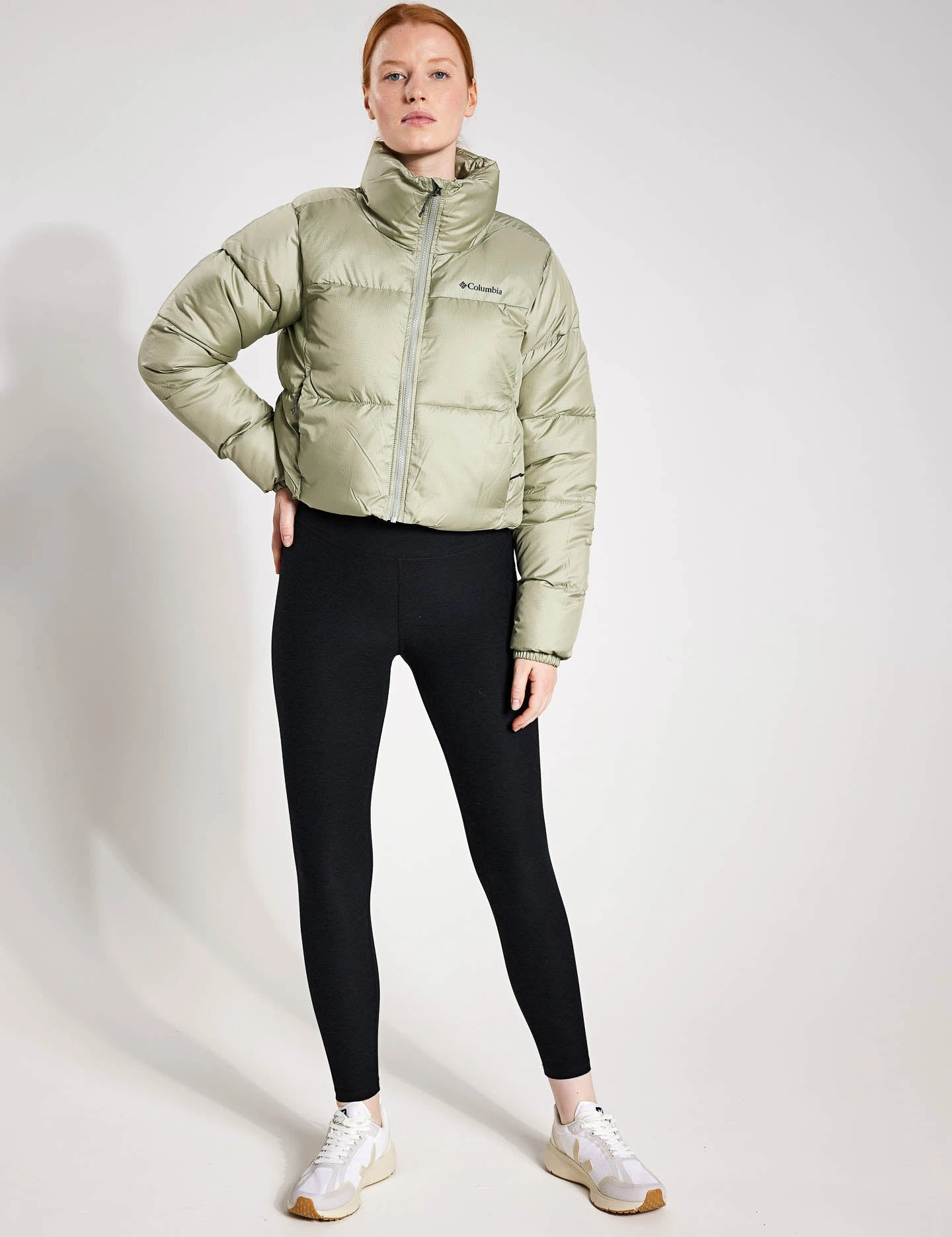 Columbia Puffect Cropped Puffer Jacket - Safari 3 Columbia Puffect Cropped Puffer Jacket - Safari - Image 3
