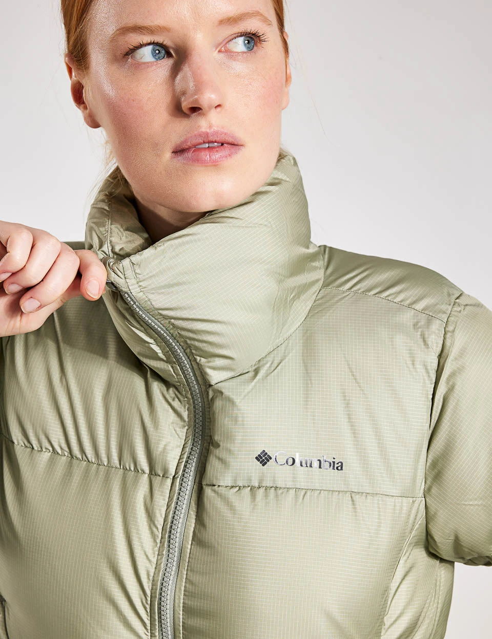 Columbia Puffect Cropped Puffer Jacket - Safari 4 Columbia Puffect Cropped Puffer Jacket - Safari - Image 4