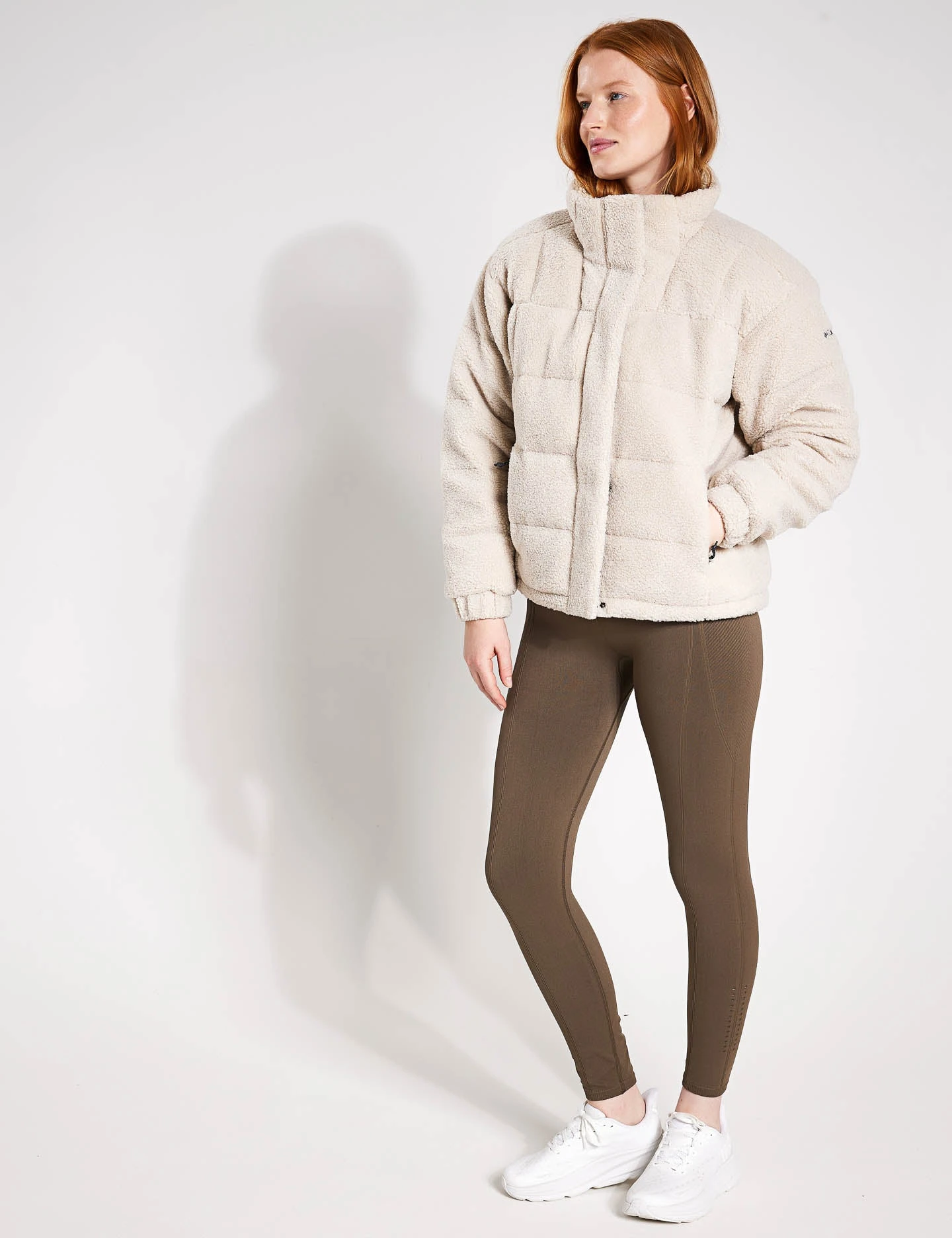 Columbia Ruby Falls Novelty Sherpa Puffer Jacket - Dark Stone Doodle Sherpa 4 Columbia Ruby Falls Novelty Sherpa Puffer Jacket - Dark Stone Doodle Sherpa - Image 4