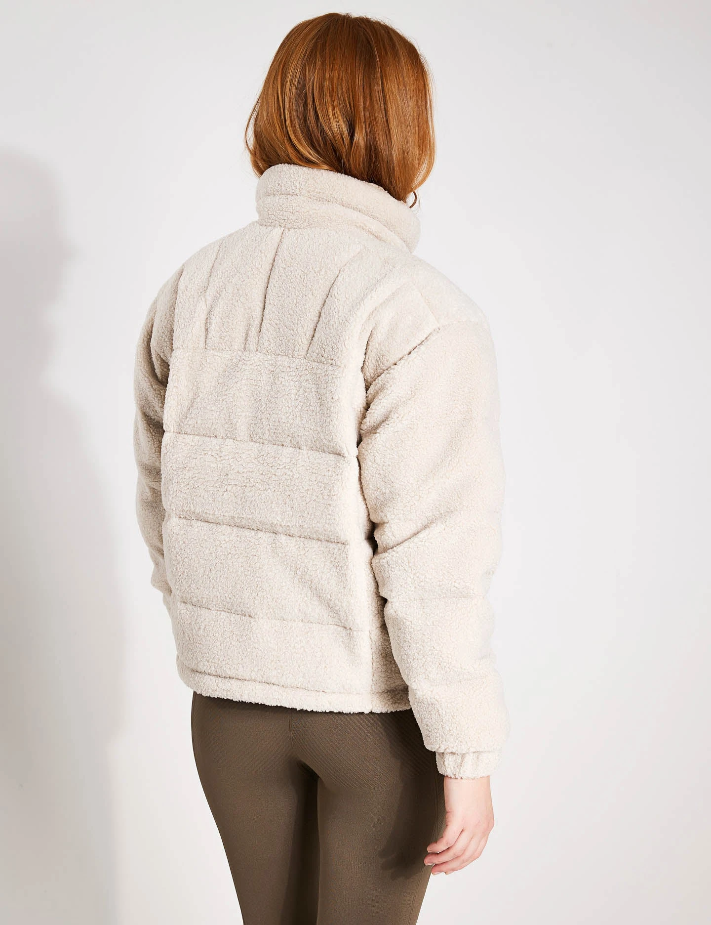 Columbia Ruby Falls Novelty Sherpa Puffer Jacket - Dark Stone Doodle Sherpa 2 Columbia Ruby Falls Novelty Sherpa Puffer Jacket - Dark Stone Doodle Sherpa - Image 2