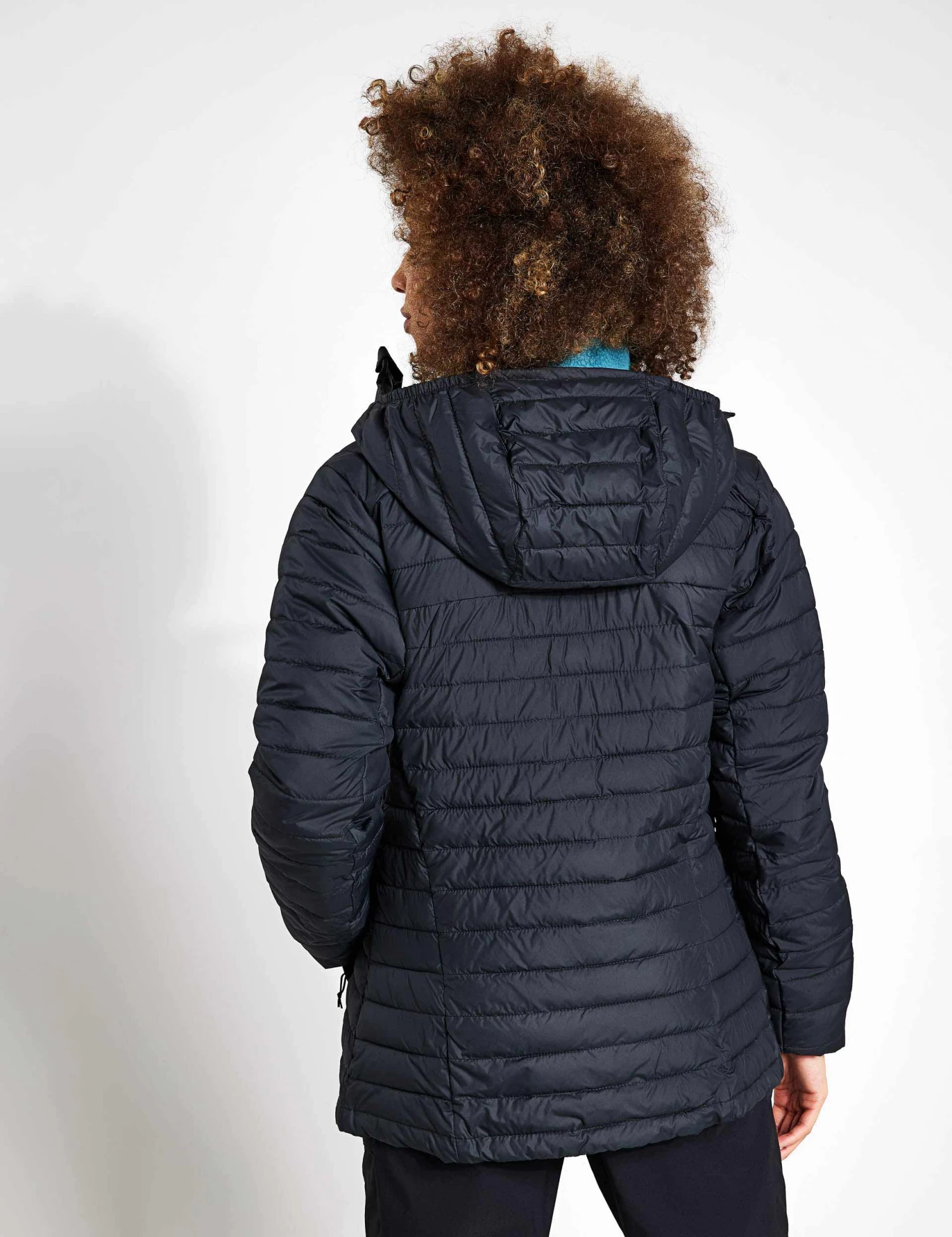 Columbia Silver Falls Hooded Insulated Jacket - Black 2 Columbia Silver Falls Hooded Insulated Jacket - Black - Image 2