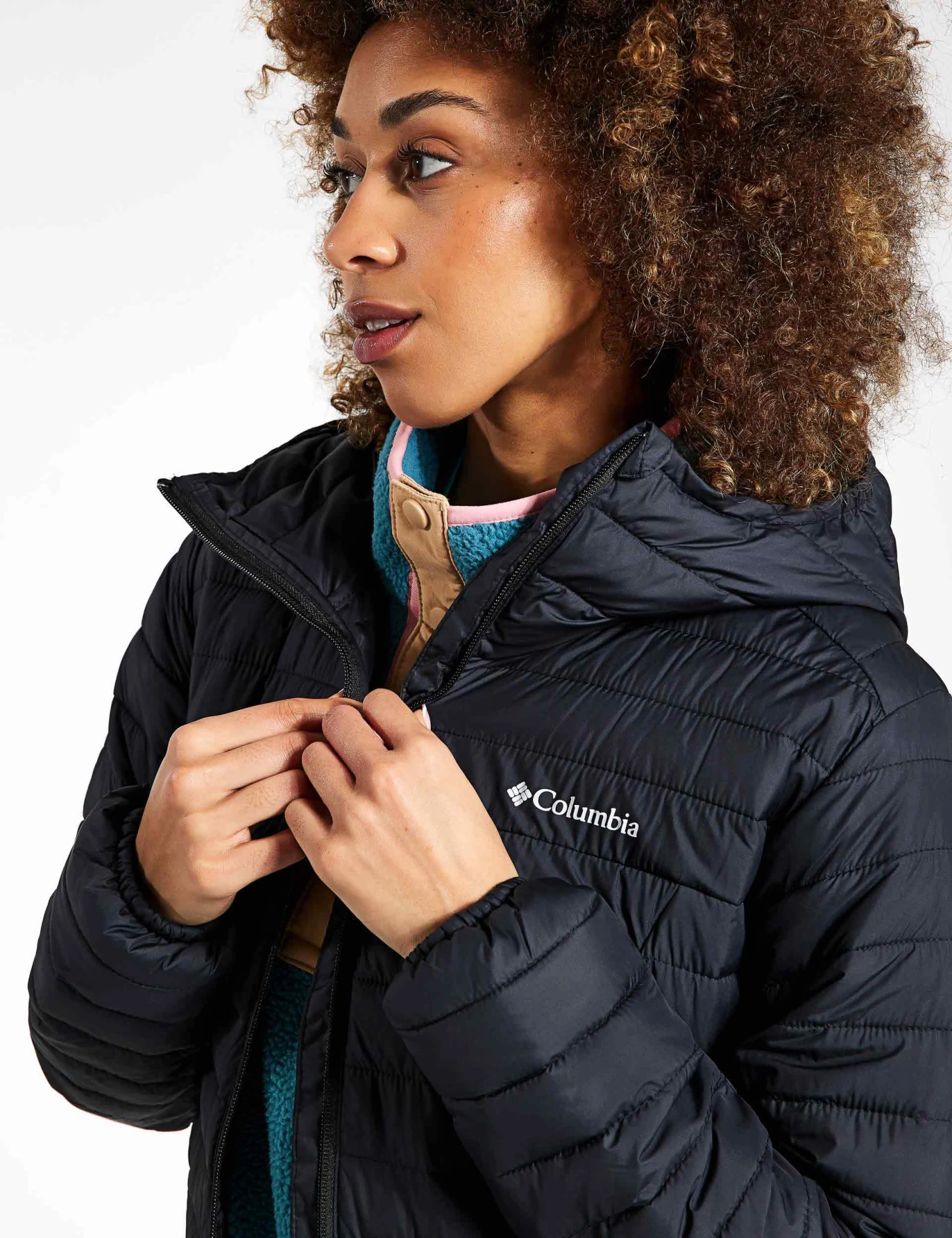 Columbia Silver Falls Hooded Insulated Jacket - Black 4 Columbia Silver Falls Hooded Insulated Jacket - Black - Image 4