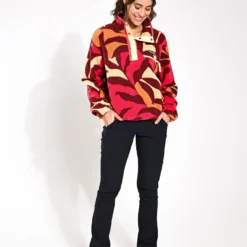 Columbia Helvetia Cropped Half Snap Fleece - Spice Floristic Print/Sunkissed/Juicy 7 Columbia Helvetia Cropped Half Snap Fleece - Spice Floristic Print/Sunkissed/Juicy -Default Template 3 Columbia Womens Helvetia Cropped Half Snap Fleece 2014561 Spice Floristic Print Sunkissed Juicy 0015