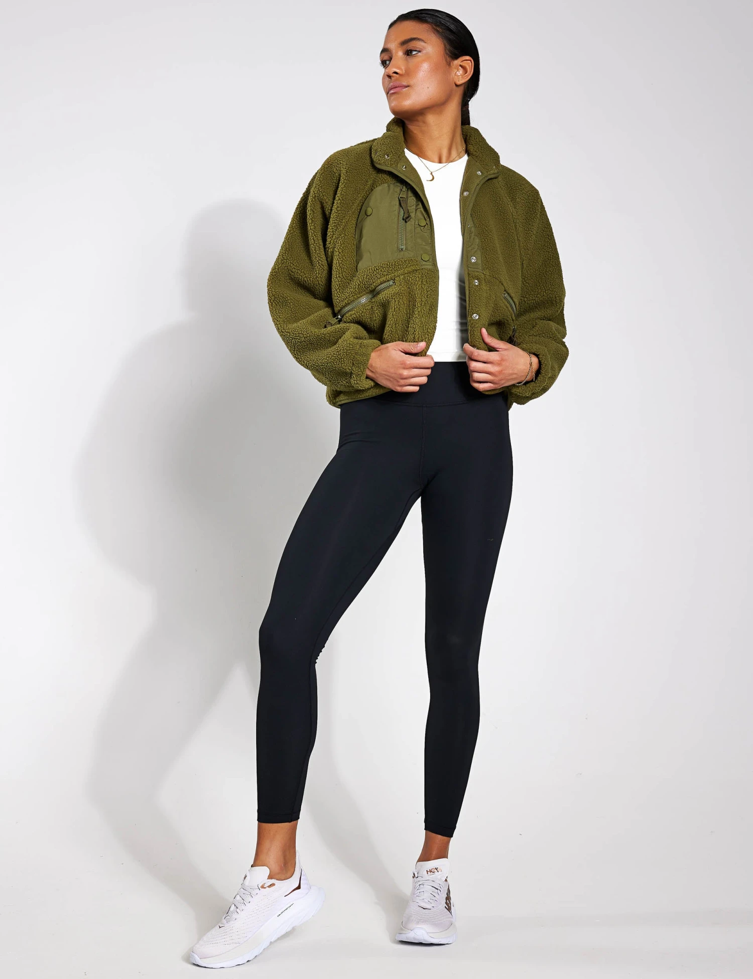 Hit The Slopes Fleece Jacket - Army 5 Hit The Slopes Fleece Jacket - Army - Image 5