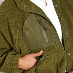 Hit The Slopes Fleece Jacket - Army 7 Hit The Slopes Fleece Jacket - Army -Default Template 3 FP Movement Hit the Slopes Jacket OB921410 3352 Army 0026