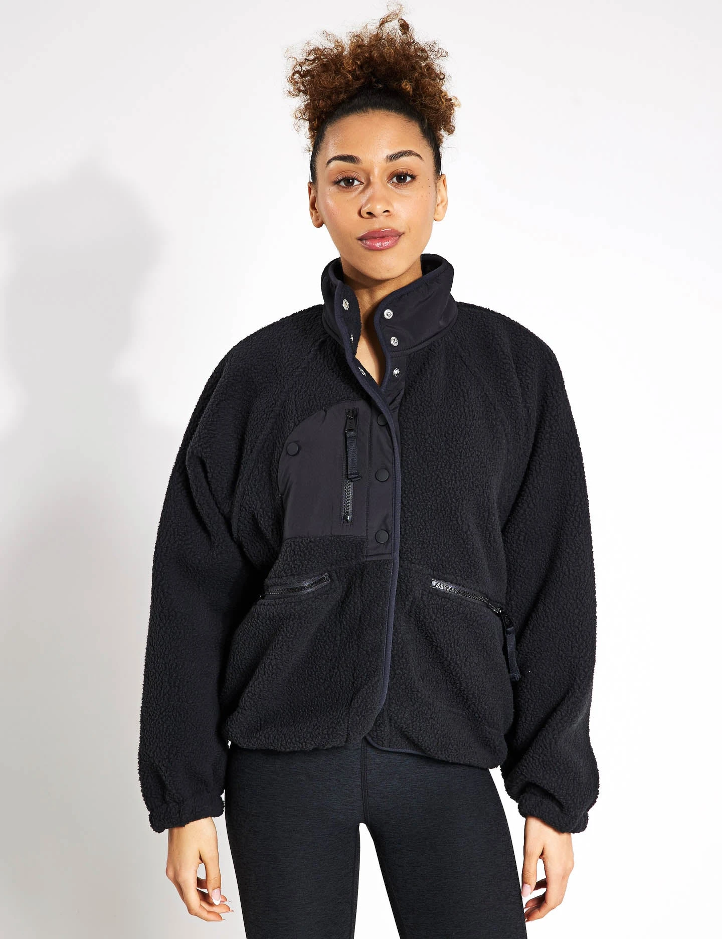 Hit The Slopes Fleece Jacket - Black 1 Hit The Slopes Fleece Jacket - Black