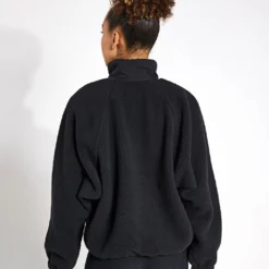 Hit The Slopes Fleece Jacket - Black 11 Hit The Slopes Fleece Jacket - Black -Default Template 3 FP Movement free people movement hit the slopes fleece jacket black 0015