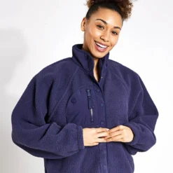 Hit The Slopes Fleece Jacket - Deepest Navy