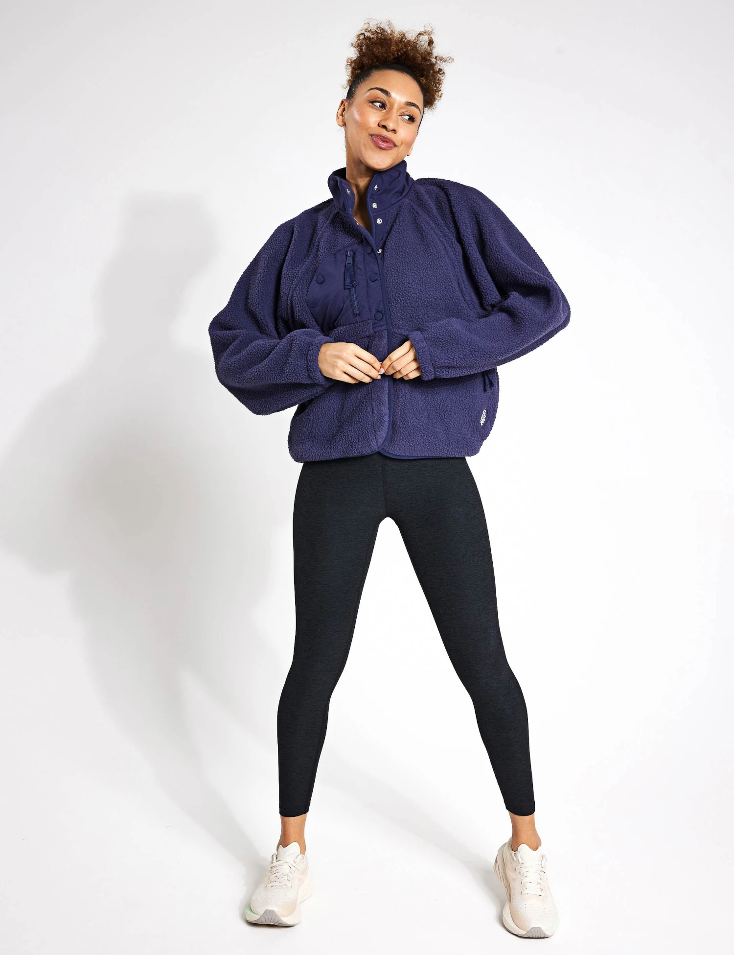 Hit The Slopes Fleece Jacket - Deepest Navy 4 Hit The Slopes Fleece Jacket - Deepest Navy - Image 4