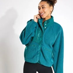 Hit The Slopes Fleece Jacket - Bright Forest