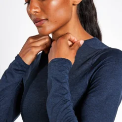 ReSet Cropped Long Sleeve - Midnight 7 ReSet Cropped Long Sleeve - Midnight -Default Template 3 GIRLFRIEND COLLECTIVE Reset Cropped Long Sleeve Top INZ843 Midnight 0019