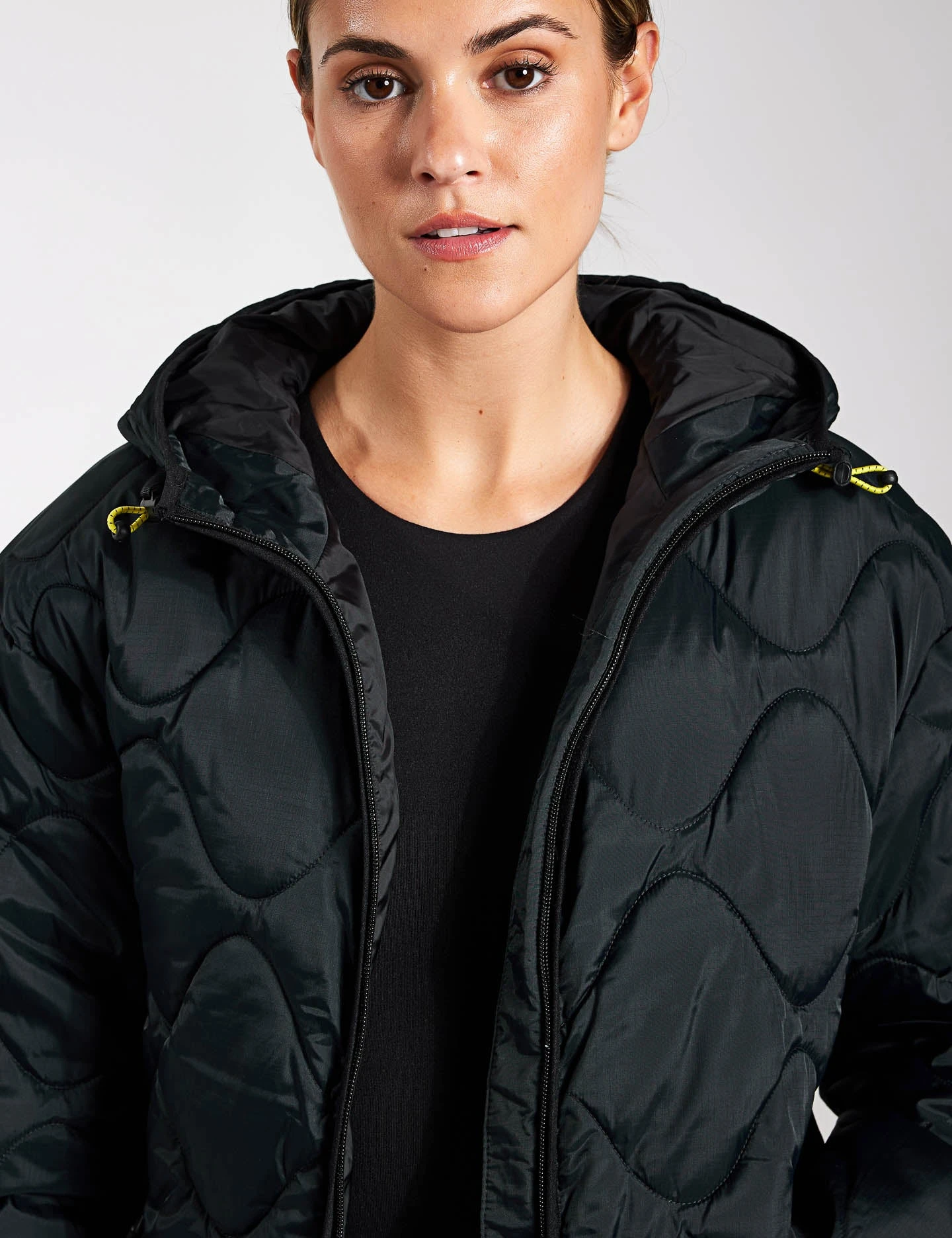 Stormwear Hooded Puffer Jacket - Black 3 Stormwear Hooded Puffer Jacket - Black - Image 3