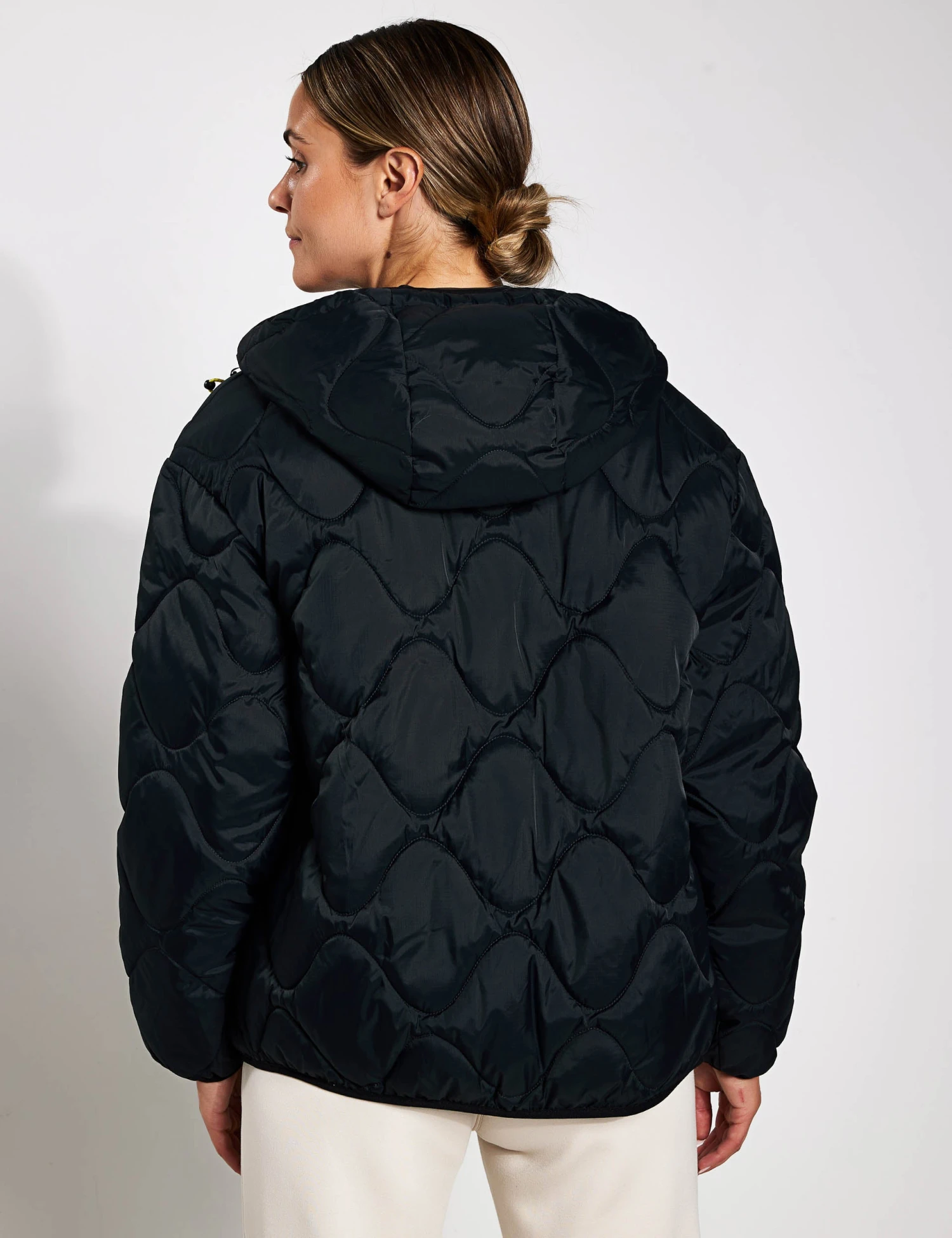 Stormwear Hooded Puffer Jacket - Black 2 Stormwear Hooded Puffer Jacket - Black - Image 2