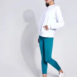 Cotton Rich Crew Neck Sweatshirt - White 9 Cotton Rich Crew Neck Sweatshirt - White -Default Template 3 GOODMOVE Pocket Sweat T51 3009R WHITE 0013