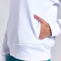 Cotton Rich Crew Neck Sweatshirt - White 7 Cotton Rich Crew Neck Sweatshirt - White -Default Template 3 GOODMOVE Pocket Sweat T51 3009R WHITE 0024