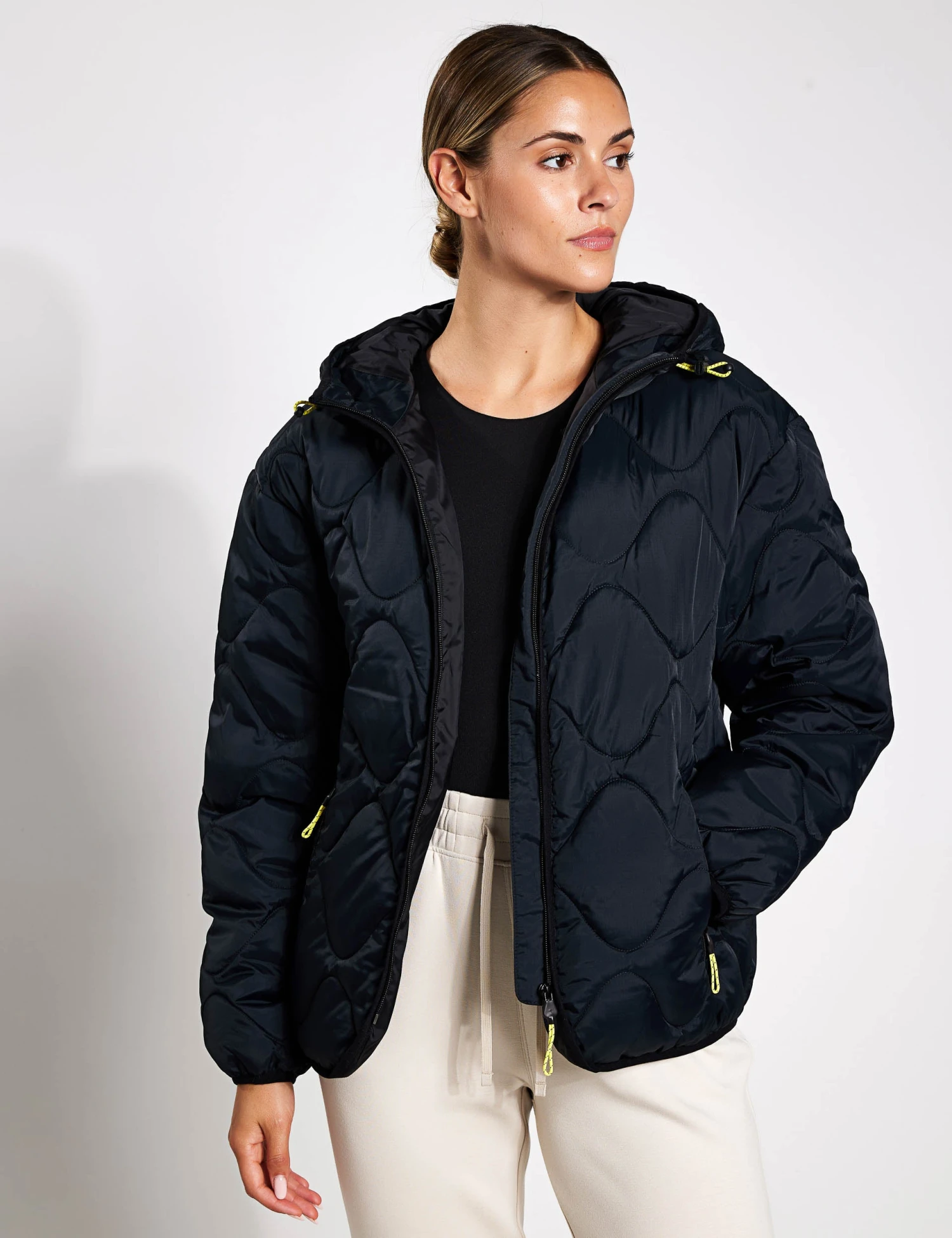 Stormwear Hooded Puffer Jacket - Black 1 Stormwear Hooded Puffer Jacket - Black
