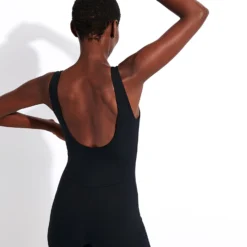 Bike Unitard - Black 7 Bike Unitard - Black -Default Template 3 Girlfriend Collective GC BIKE UNITARD SCOOP 54788 6012 JB BLACK 0018