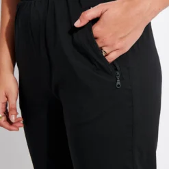 Summit Track Pant - Black 7 Summit Track Pant - Black -Default Template 3 Girlfriend Collective GC SUMMIT TRACK PANT 6011 JB BLACK S 0040