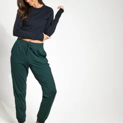 ReSet Jogger - Moss -Default Template 3 Girlfriend Collective RESET SLIM STRAIGHT JOGGER 6016 HGG MOSS MARLED 0002