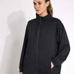 Sideline Full-Zip Windbreaker - Black