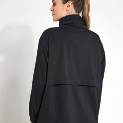 Sideline Full-Zip Windbreaker - Black 10 Sideline Full-Zip Windbreaker - Black -Default Template 3 Girlfriend Collective Sideline Windbreaker Full Zip 6007 JB BLACK 0022